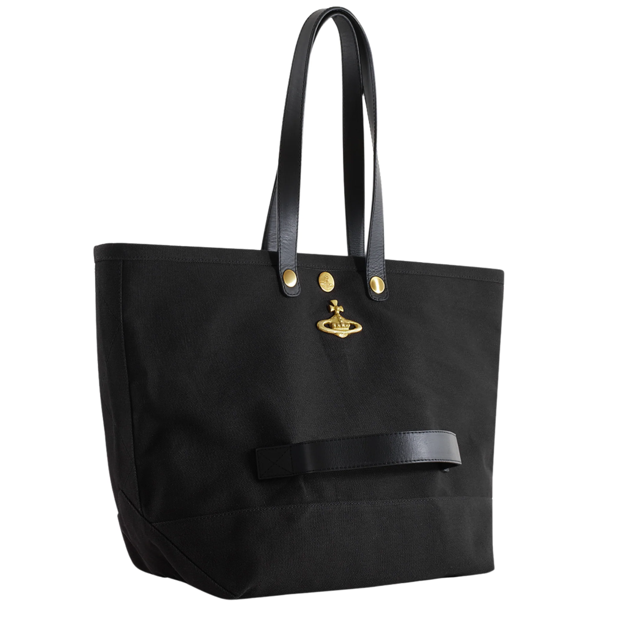 Womens Vivienne Westwood Black Utility Small Shopper Bag - Image 2