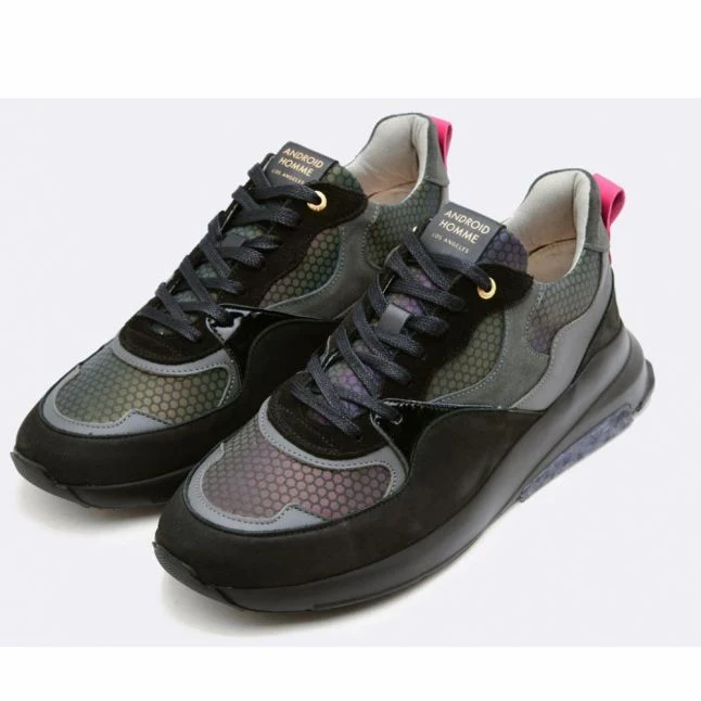 Mens Android Homme Black Hex Reflect Malibu Trainers - Image 2