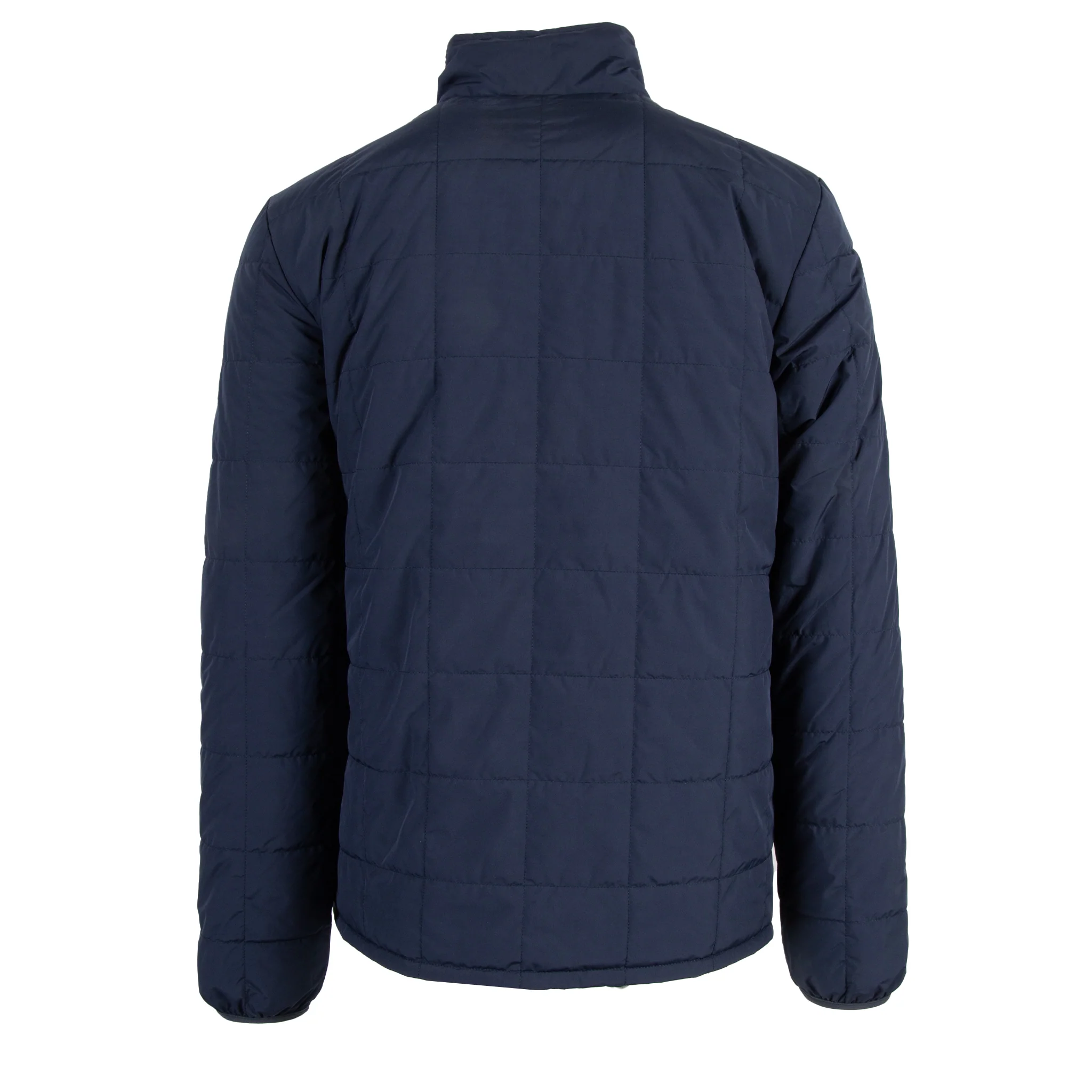 Mens Aquascutum Navy Active Reversible Padded Jacket - Image 4