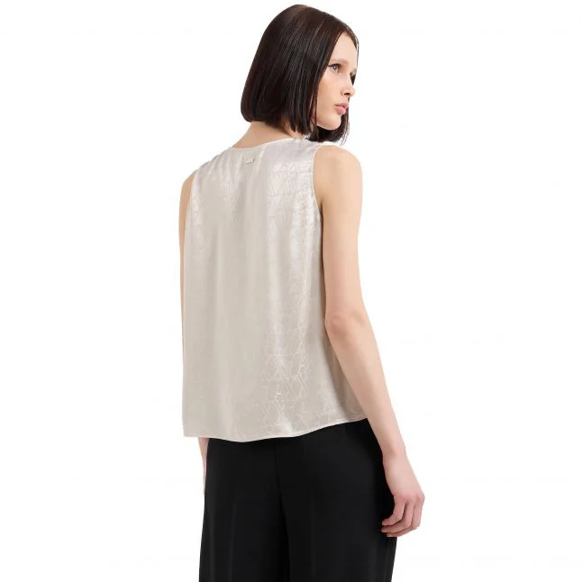 Womens Armani Exchange Pisco Satin Sleeveless Top - Image 4