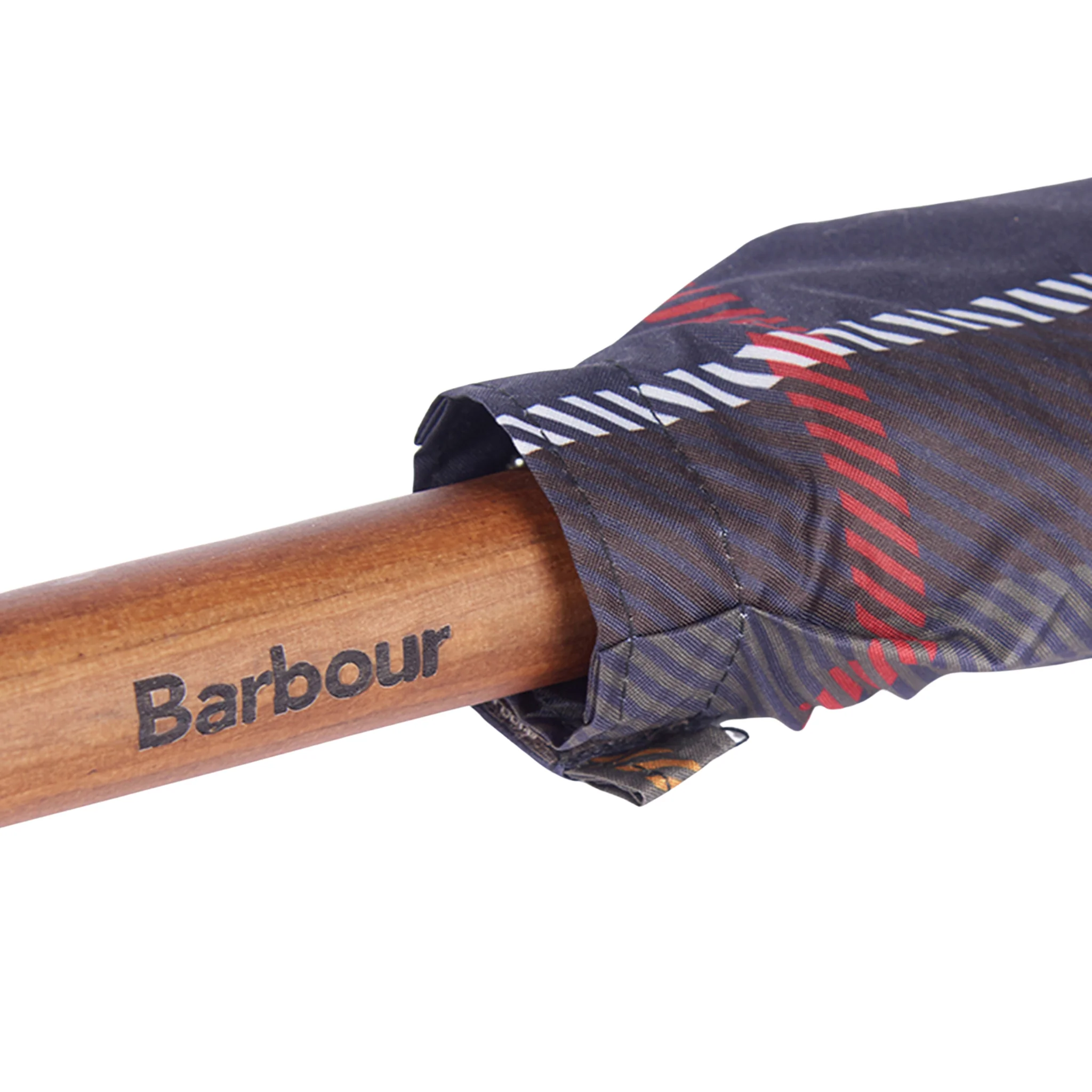 Barbour Classic Tartan Full Length Umbrella - Image 4
