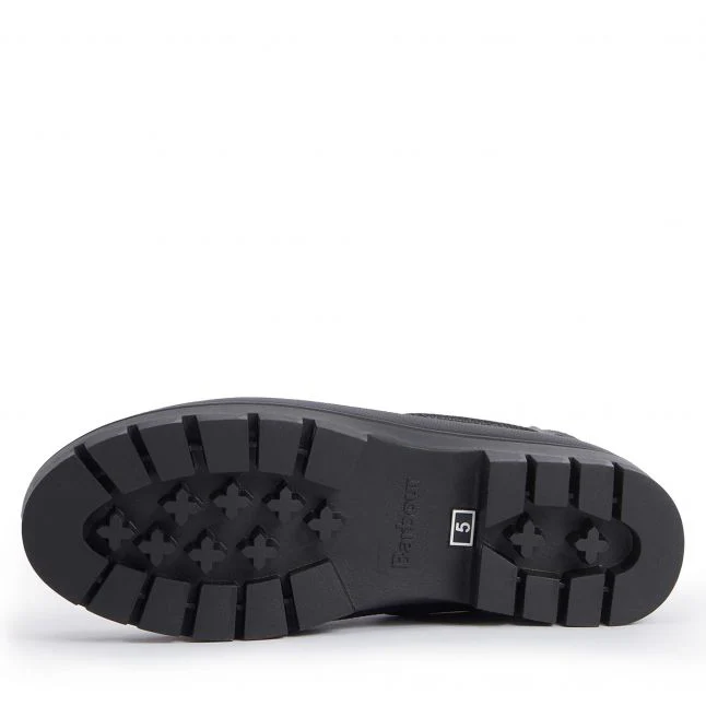Womens Barbour Black Halton Chelsea Welly - Image 3