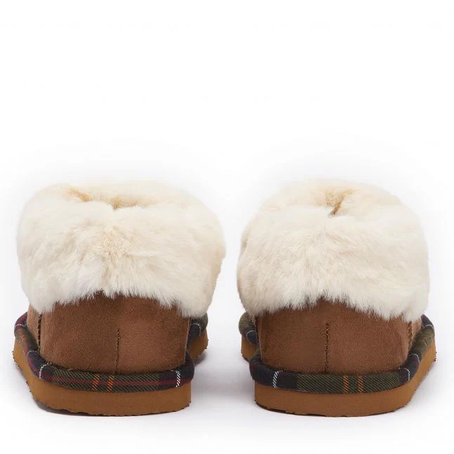 Womens Barbour Camel Eloise Bootie Slippers - Image 4
