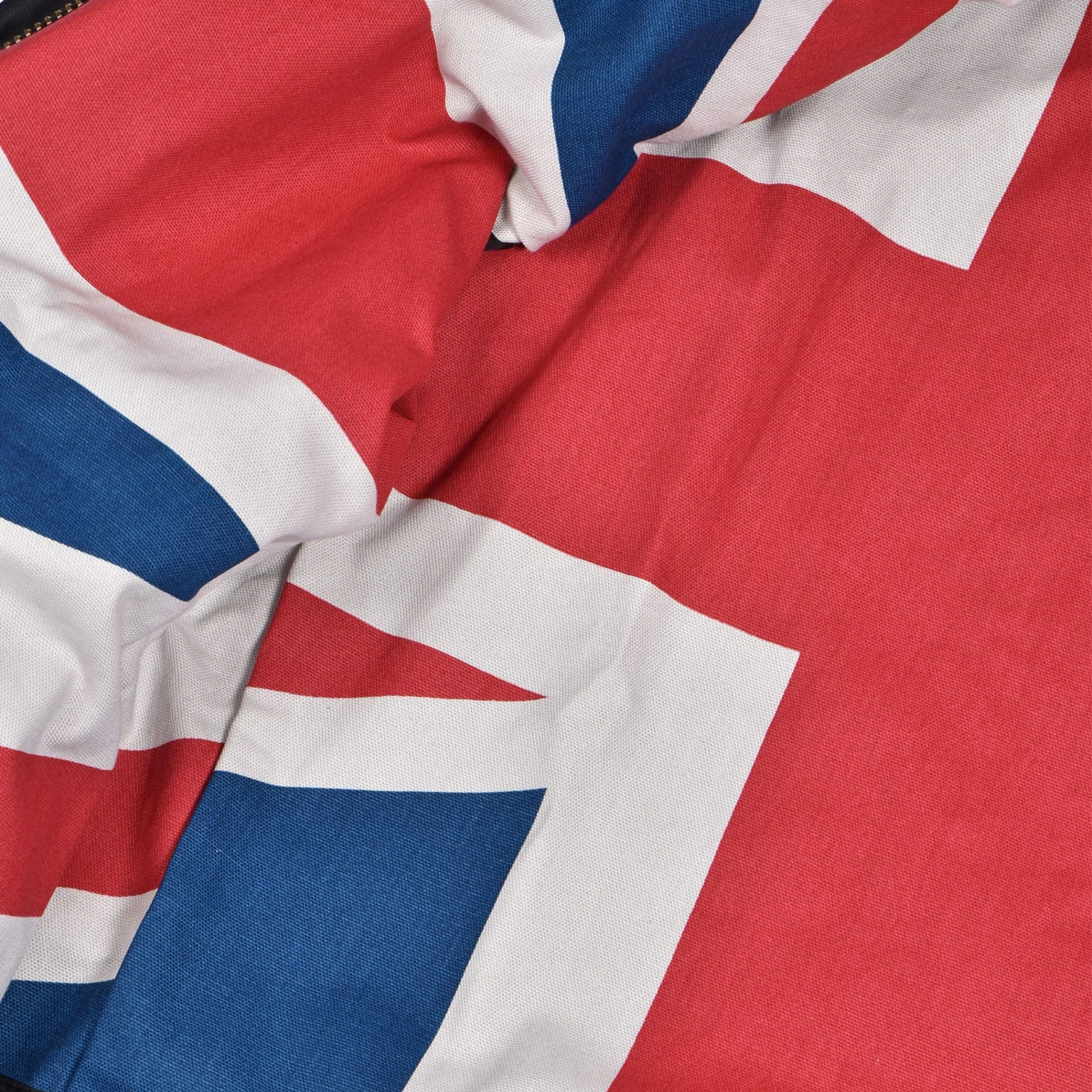 Mens Barbour International Black Union Jack International Wax Jacket - Image 5