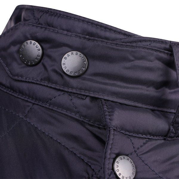 Mens Barbour International Navy Ariel Polarquilt Jacket - Image 2