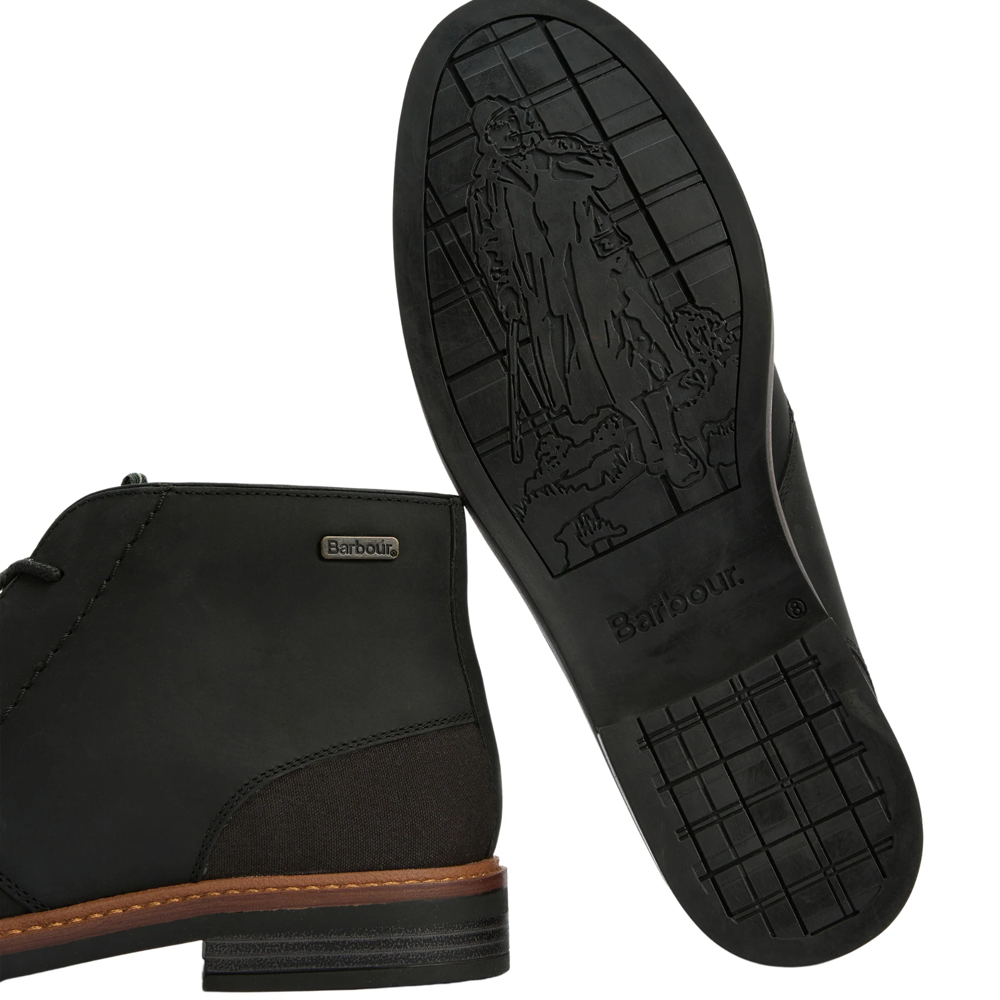 Mens Barbour Black Readhead Chukka Boots - Image 5