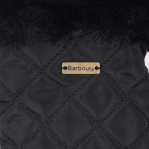 Womens Barbour Black Norwood Gloves - Image 3
