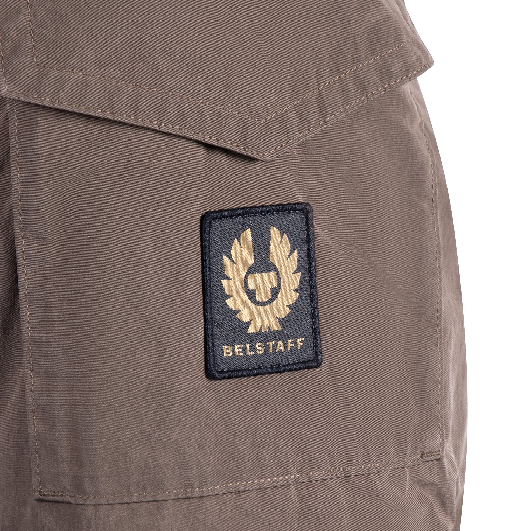 Mens Belstaff Clay Brown Dispatch Down Parka - Image 4