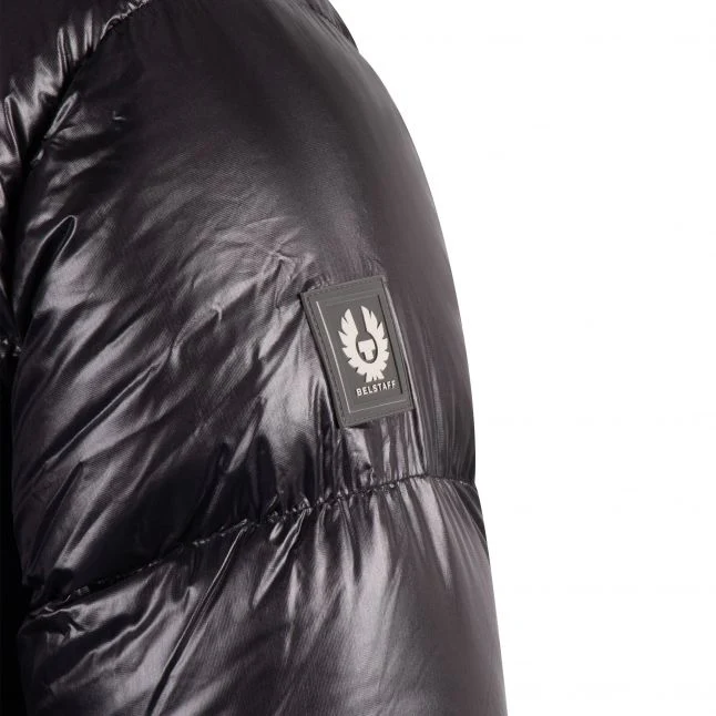 Mens Belstaff Black Resolve Padded Jacket - Image 3