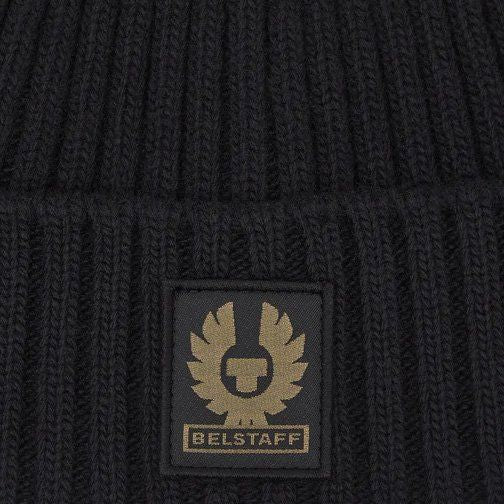 Mens Belstaff Black Watch Beanie Hat - Image 2