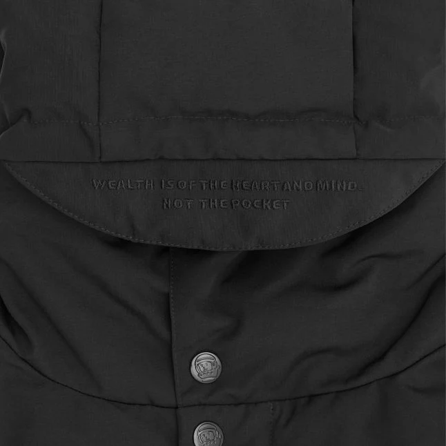 Mens Billionaire Boy's Club Black Mascot Padded Jacket - Image 3