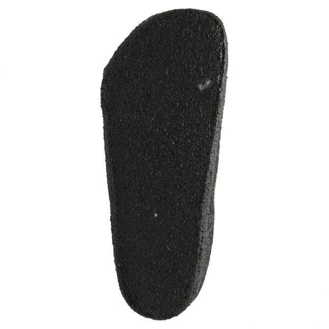 Mens Birkenstock Anthracite Felt Zermatt Shearling Slippers - Image 5