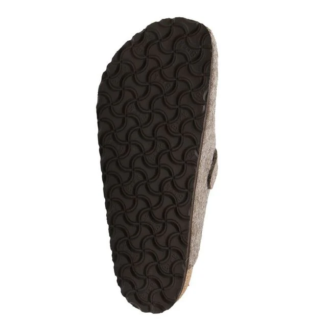 Mens Birkenstock Cocoa Boston Wool Clogs - Image 4