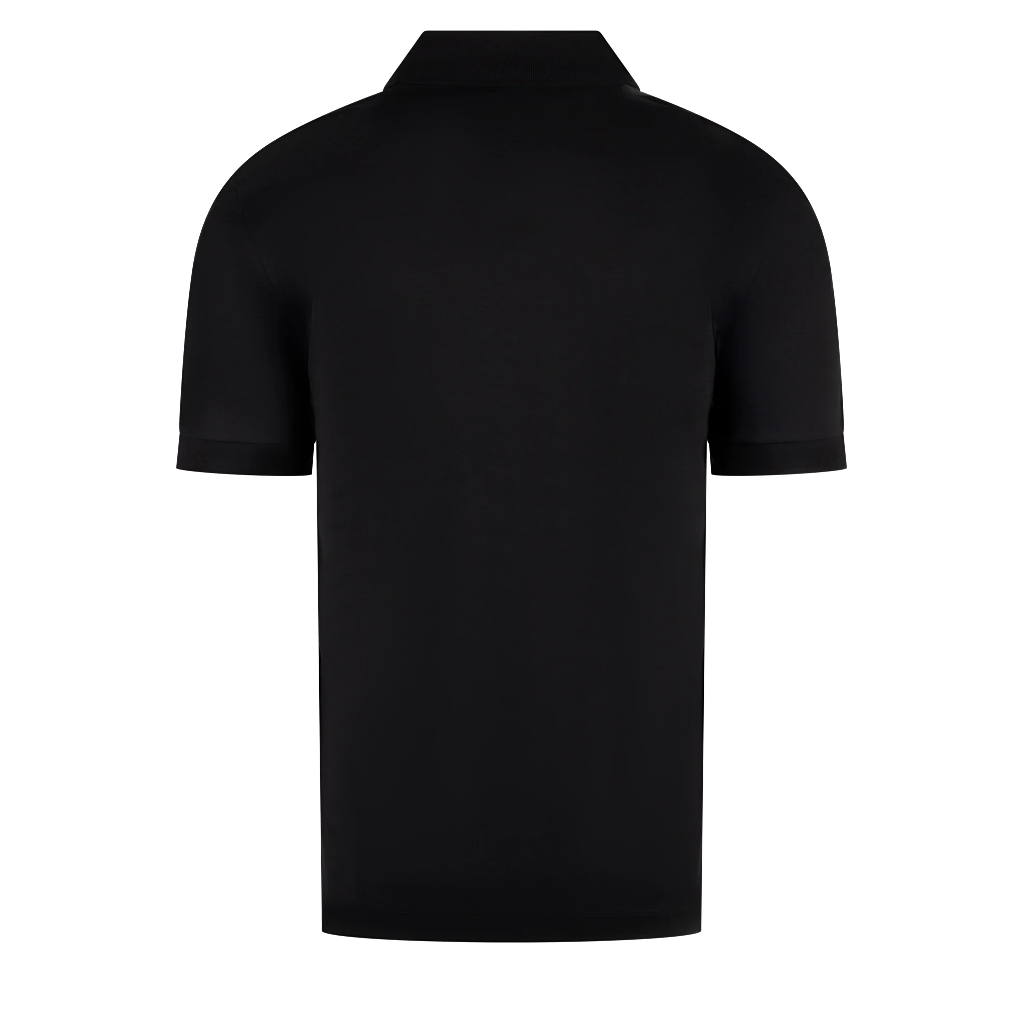 Mens BOSS Black H-Paras 17 Zip S/s Polo - Image 3
