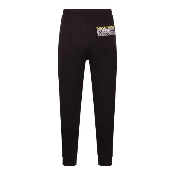 Mens BOSS Black Hadiko 1 Pocket Sweat Pants - Image 4