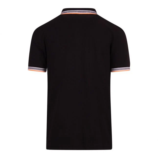 Mens BOSS Black Paddy S/s Polo Shirt - Image 3