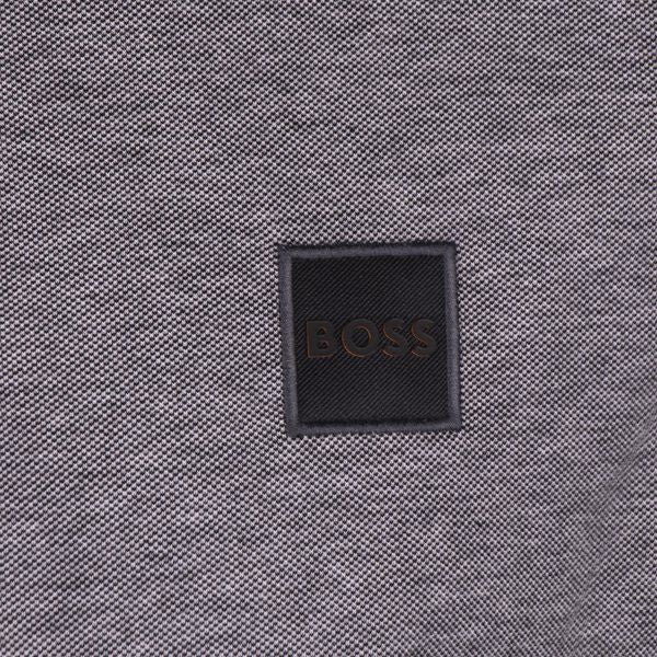 Mens BOSS Black PeOxford S/s Polo - Image 2
