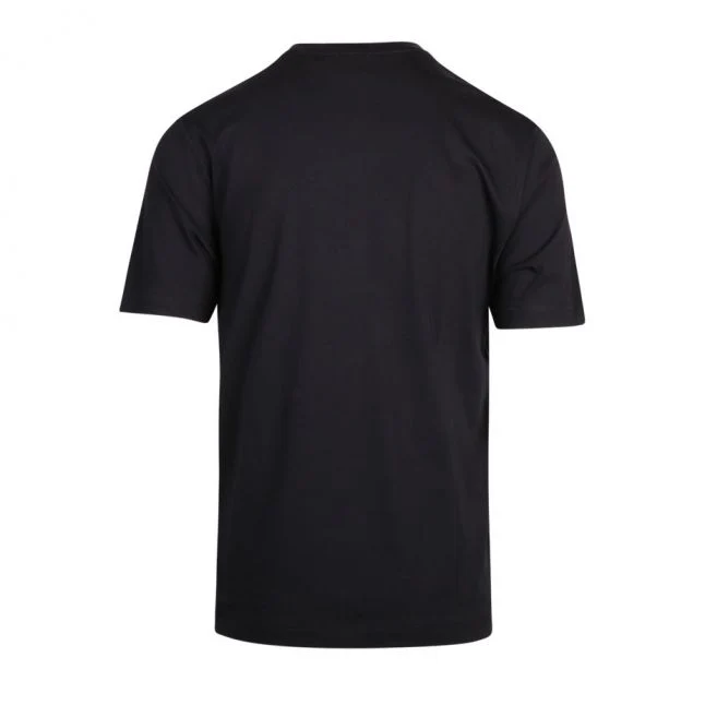 Mens BOSS Black Teego 1 Printed Logo S/s T Shirt - Image 3