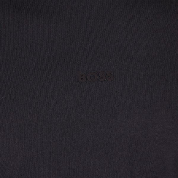 Mens BOSS Black Tokkslong Garment Dye L/s T Shirt - Image 2