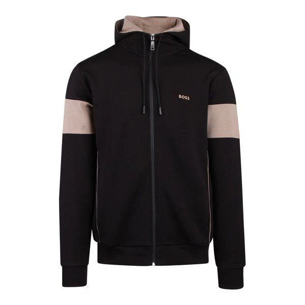 Mens BOSS Black Tracksuit Set - Image 2