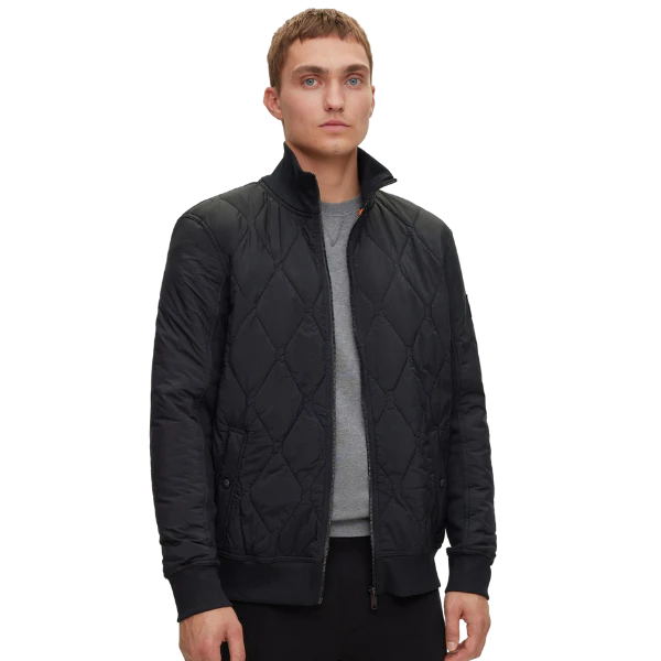 Mens BOSS Black Zequilt Jacket - Image 2