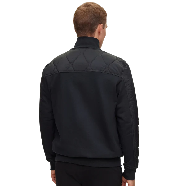 Mens BOSS Black Zequilt Jacket - Image 3