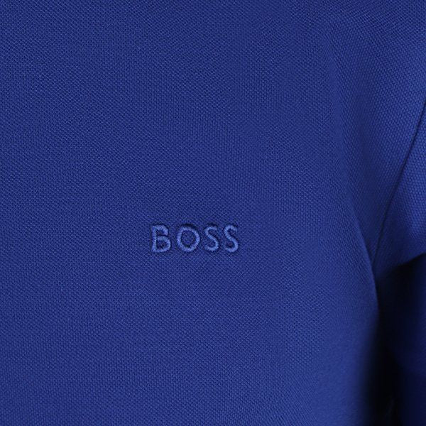 Mens BOSS Bright Blue Paule 4 Slim S/s Polo - Image 2