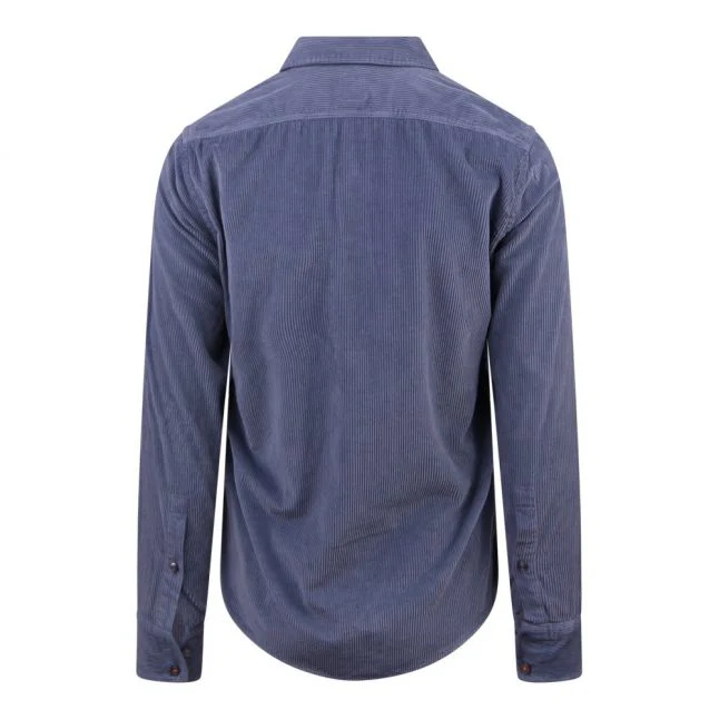 Mens BOSS Bright Blue Relegant 5 L/s Shirt - Image 3