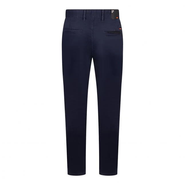 Mens BOSS Dark Blue Chino_Slim Chinos - Image 3