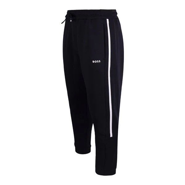 Mens BOSS Dark Blue Hadiko 1 Sweat Pants - Image 2