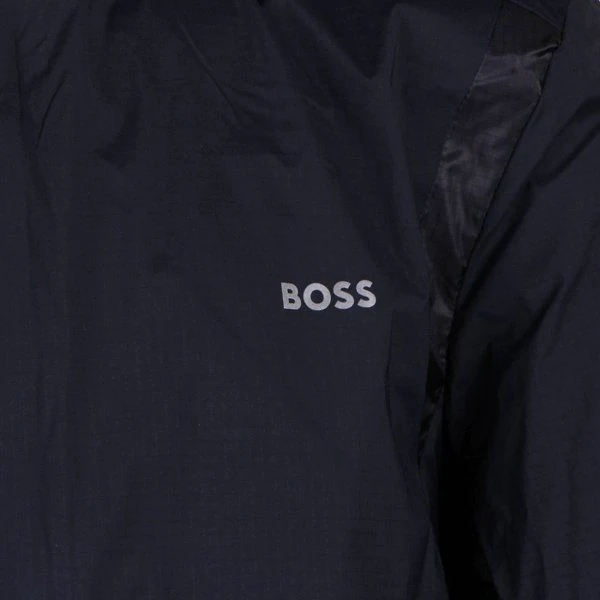 Mens BOSS Dark Blue J_Axis Hood Jacket - Image 2
