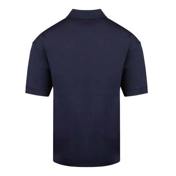 Mens BOSS Dark Blue Pirax S/s Polo Shirt - Image 3