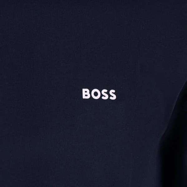 Mens BOSS Dark Blue Tee S/s T Shirt - Image 2