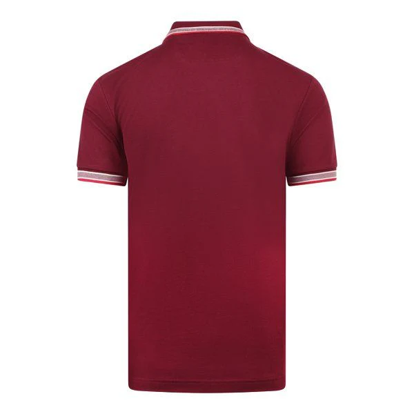 Mens BOSS Dark Pink Paddy S/s Polo Shirt - Image 3