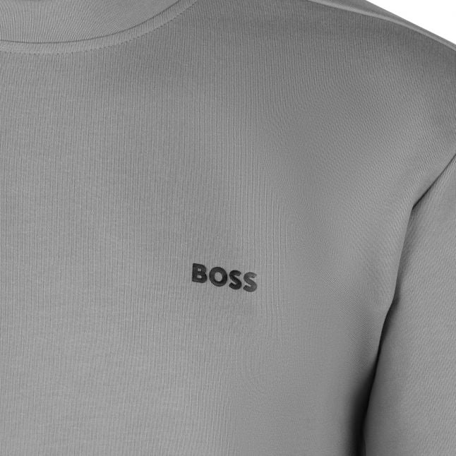 Mens BOSS Light Green Salbeos 1 Sweatshirt - Image 2
