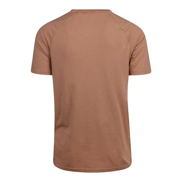 Mens BOSS Medium Beige Repeat Logo S/s Slim UPF 50+ T Shirt - Image 3