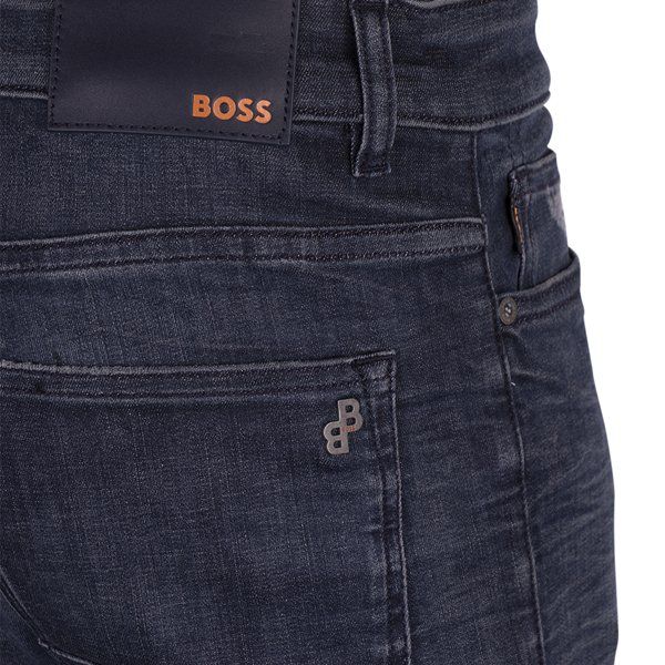 Mens BOSS Medium Blue Delaware BC-P Slim Fit Jeans - Image 3