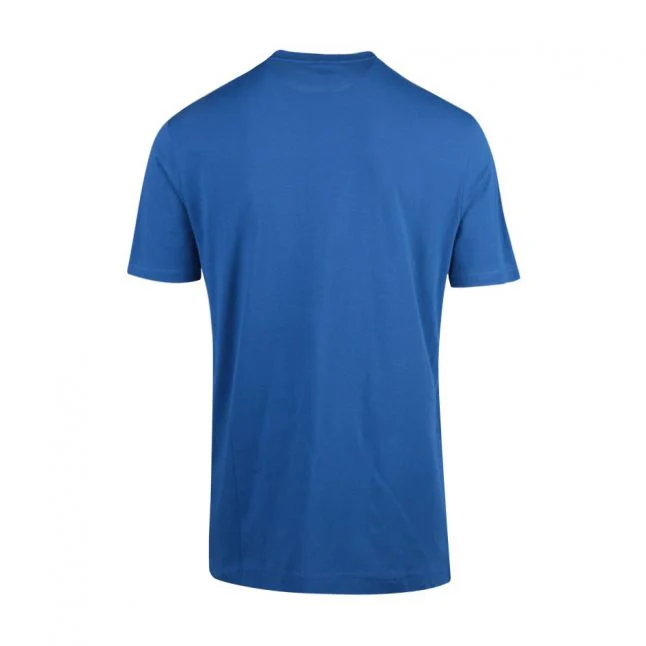 Mens BOSS Medium Blue Logo Relaxed Fit UV S/s T Shirt - Image 3