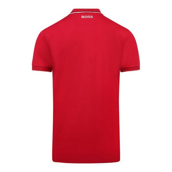 Mens BOSS Medium Red Paddy Pro S/s Polo Shirt - Image 3