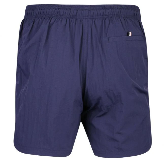Mens BOSS Navy Octopus Logo Swim Shorts - Image 4