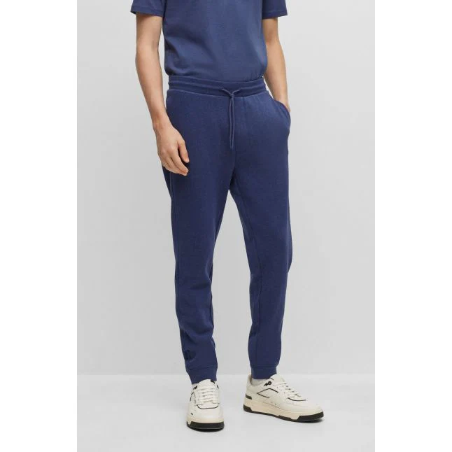 Mens BOSS Navy Sestart Sweat Pants - Image 2