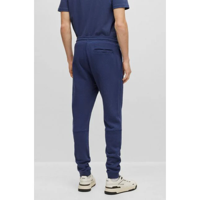 Mens BOSS Navy Sestart Sweat Pants - Image 3