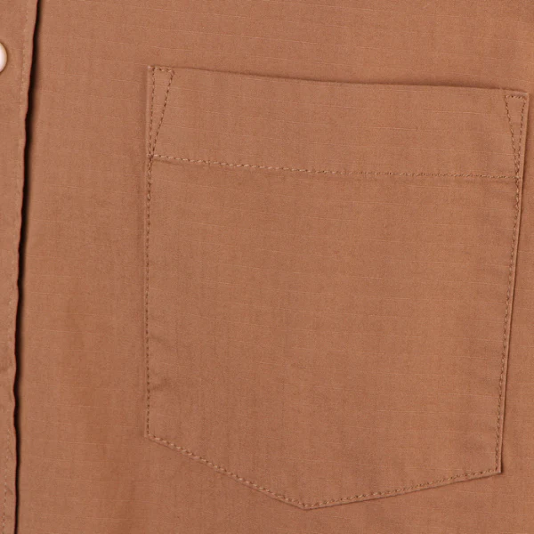 Mens Open Beige Lambey L/s Shirt - Image 2