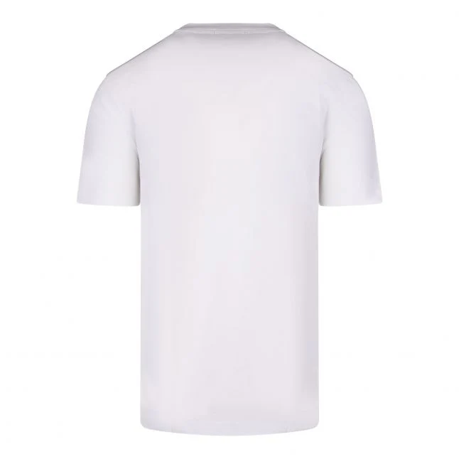 Mens BOSS White Tee S/s T Shirt - Image 3