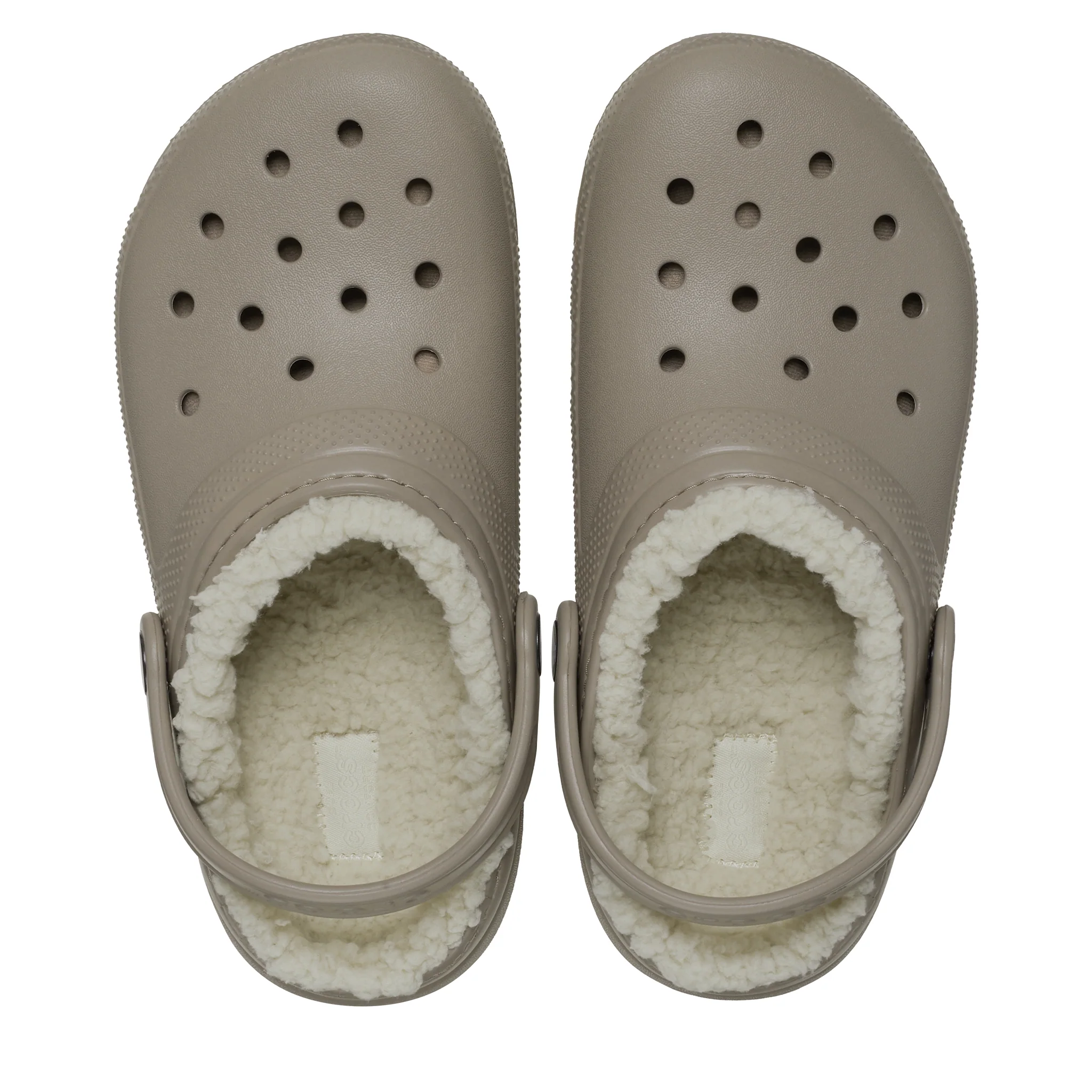 Toddler Crocs Mushroom/Bone Classic Lined Clog - Image 3