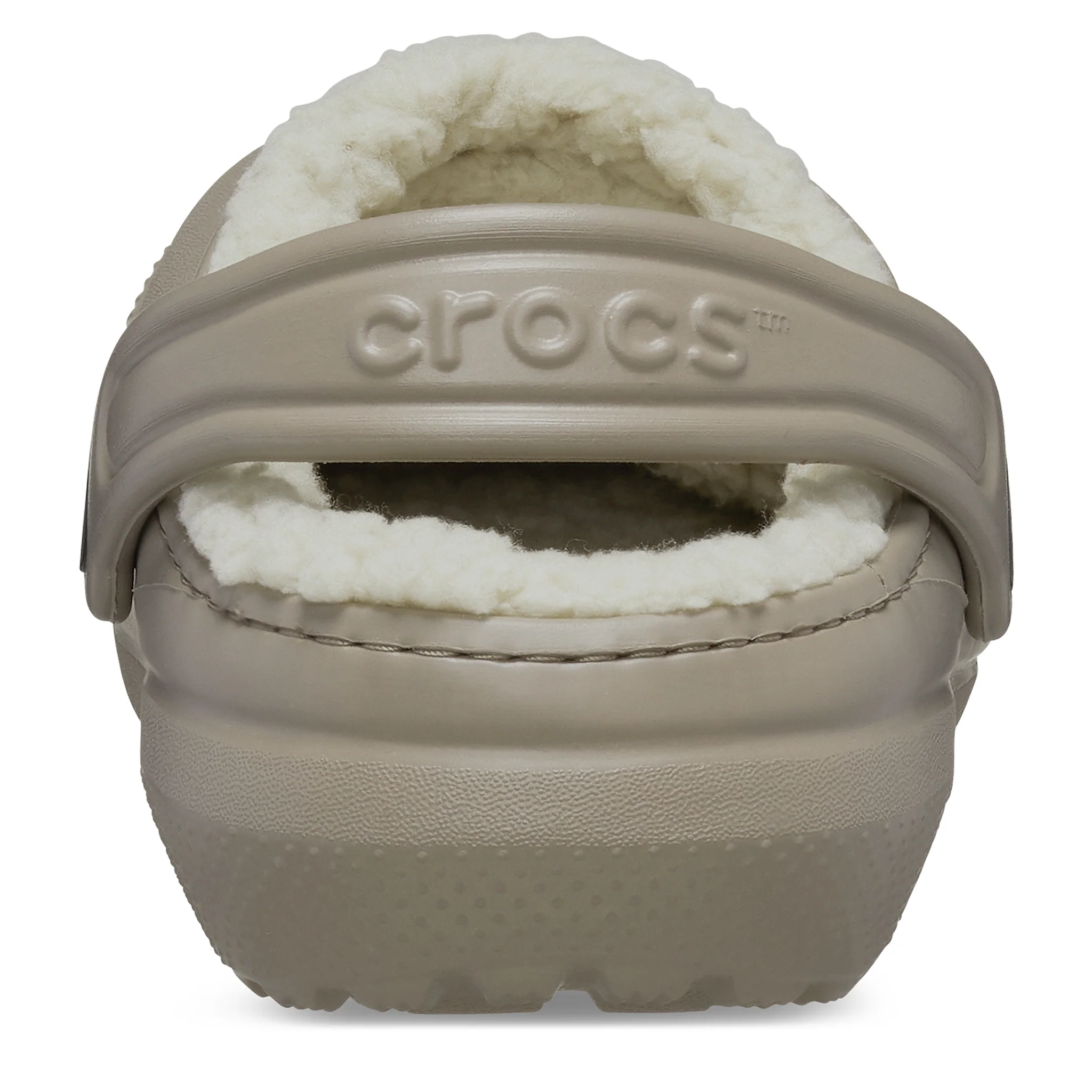 Toddler Crocs Mushroom/Bone Classic Lined Clog - Image 4