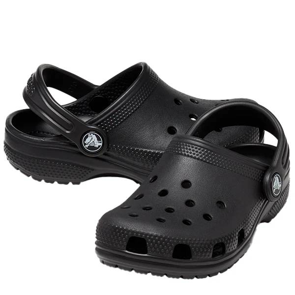 Toddler Crocs Black Classic Clog - Image 2