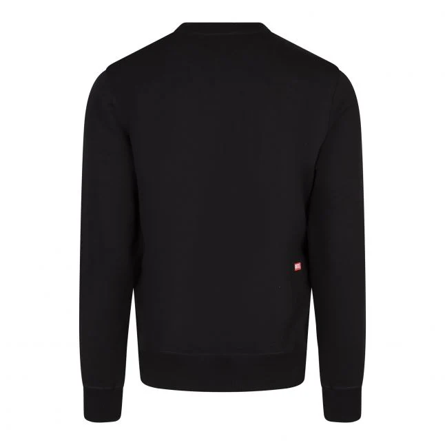 Mens Diesel Black S-Ginn-N1 Sweatshirt - Image 4