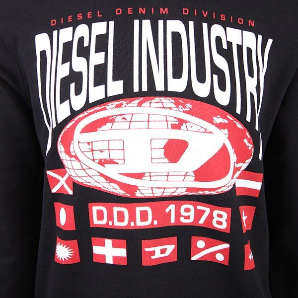 Mens Diesel Caviar S-GINN-L4 Sweatshirt - Image 2