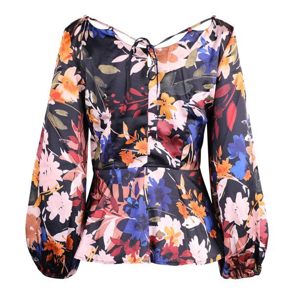 Womens French Connection Blackout Brooke Aleeya Satin Top - Image 2